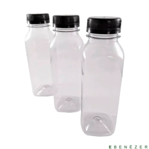 garrafa pet transparente ml tampa preta 0540